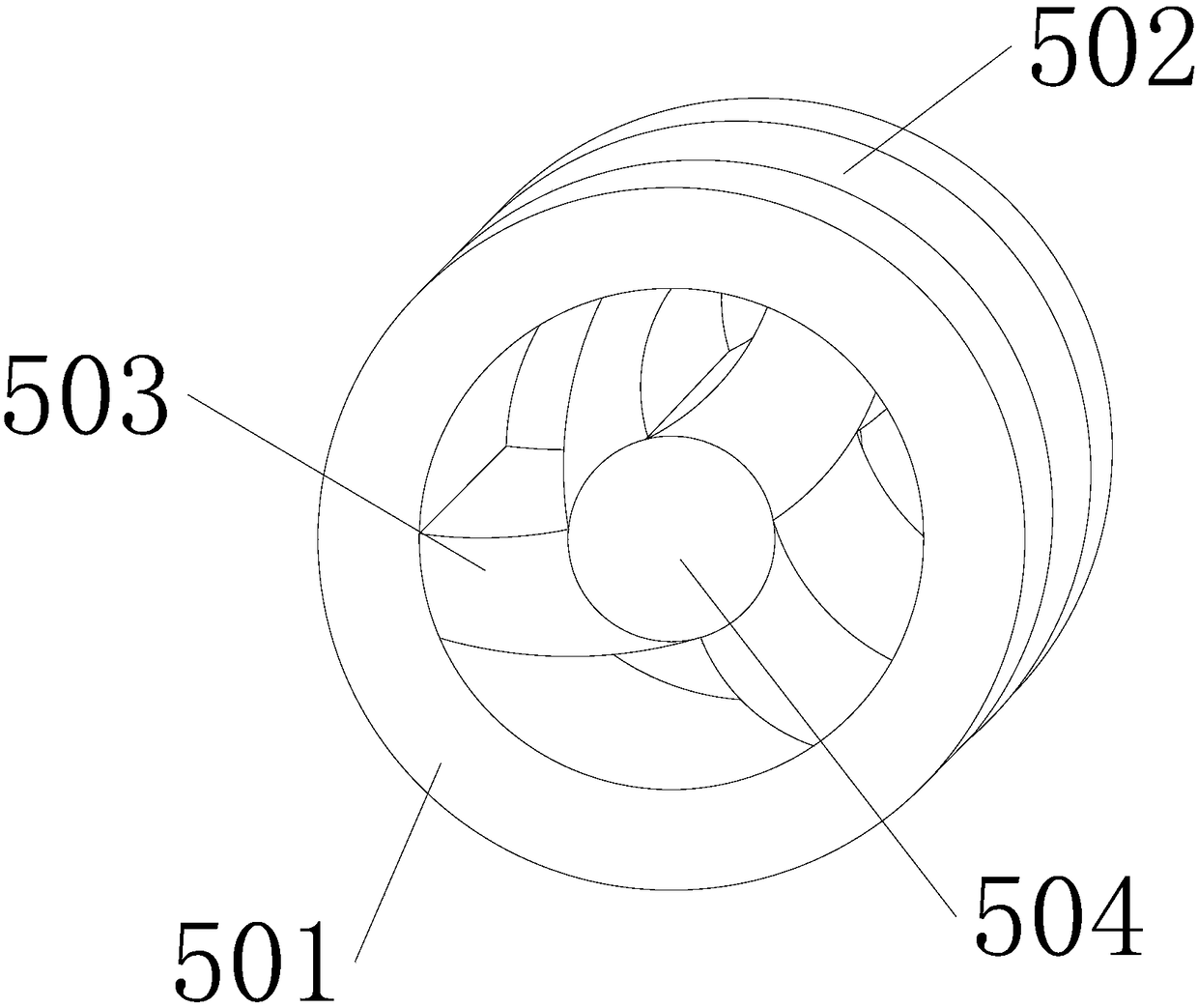 Rubber non-pneumatic tire