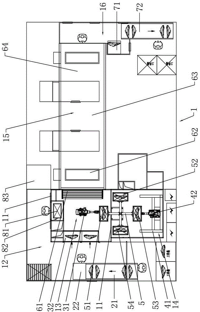 Automatic spraying production line for automobile lamp anti-fogging paint