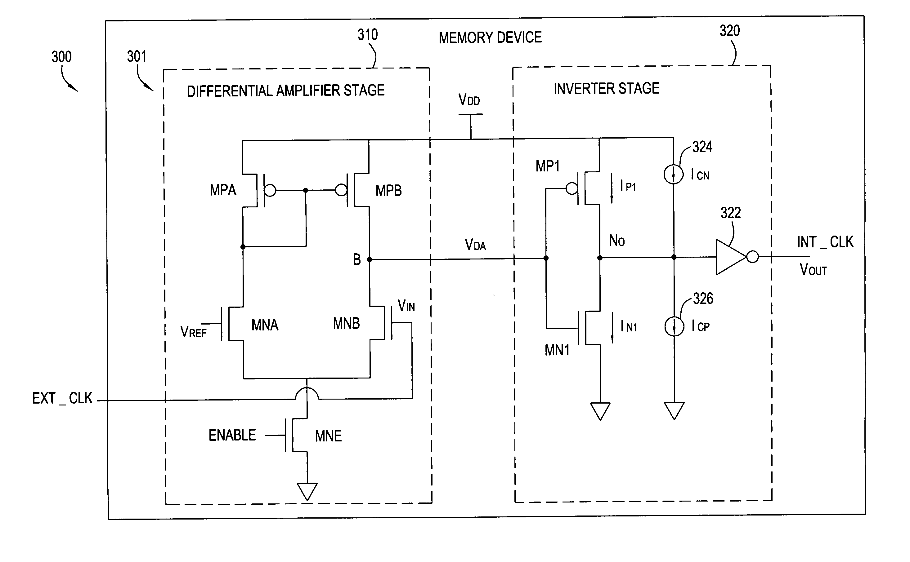 Low rise/fall skewed input buffer compensating process variation