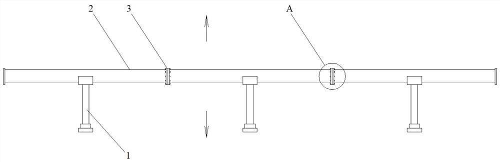 Seabed vacuum pipeline with preset sonar sensors, and installation method thereof