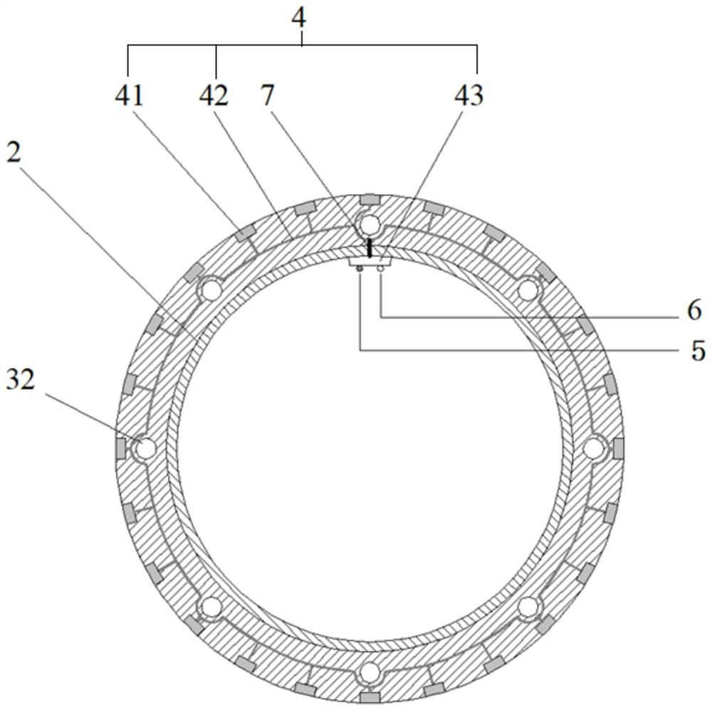 Seabed vacuum pipeline with preset sonar sensors, and installation method thereof