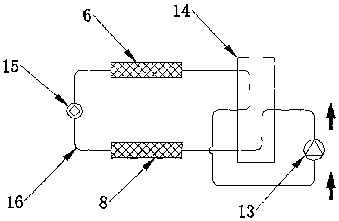 Self-coupling heat exchange and cold heat recovery fresh air dehumidification air conditioner