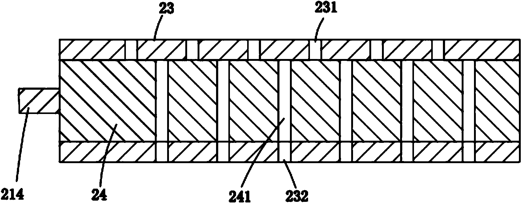 Quantitative material injection device of mould