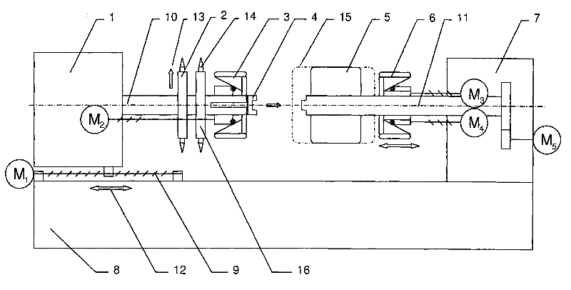 Device for constructing a carcass for a vehicle tire