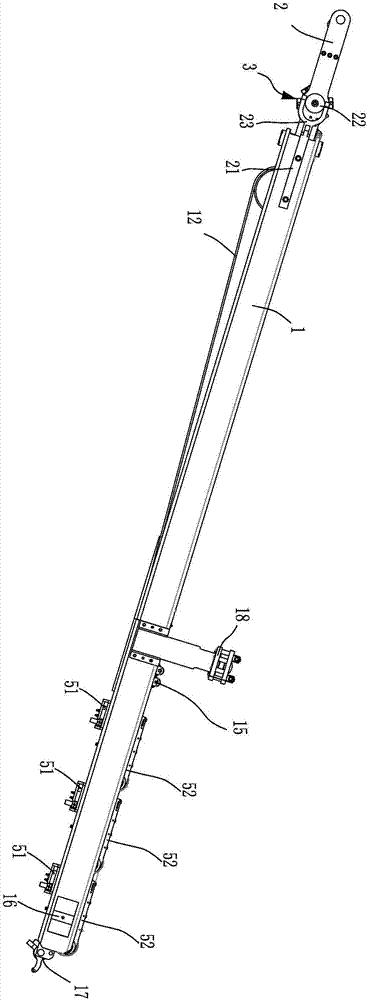 Palletizing device for bagged material loading