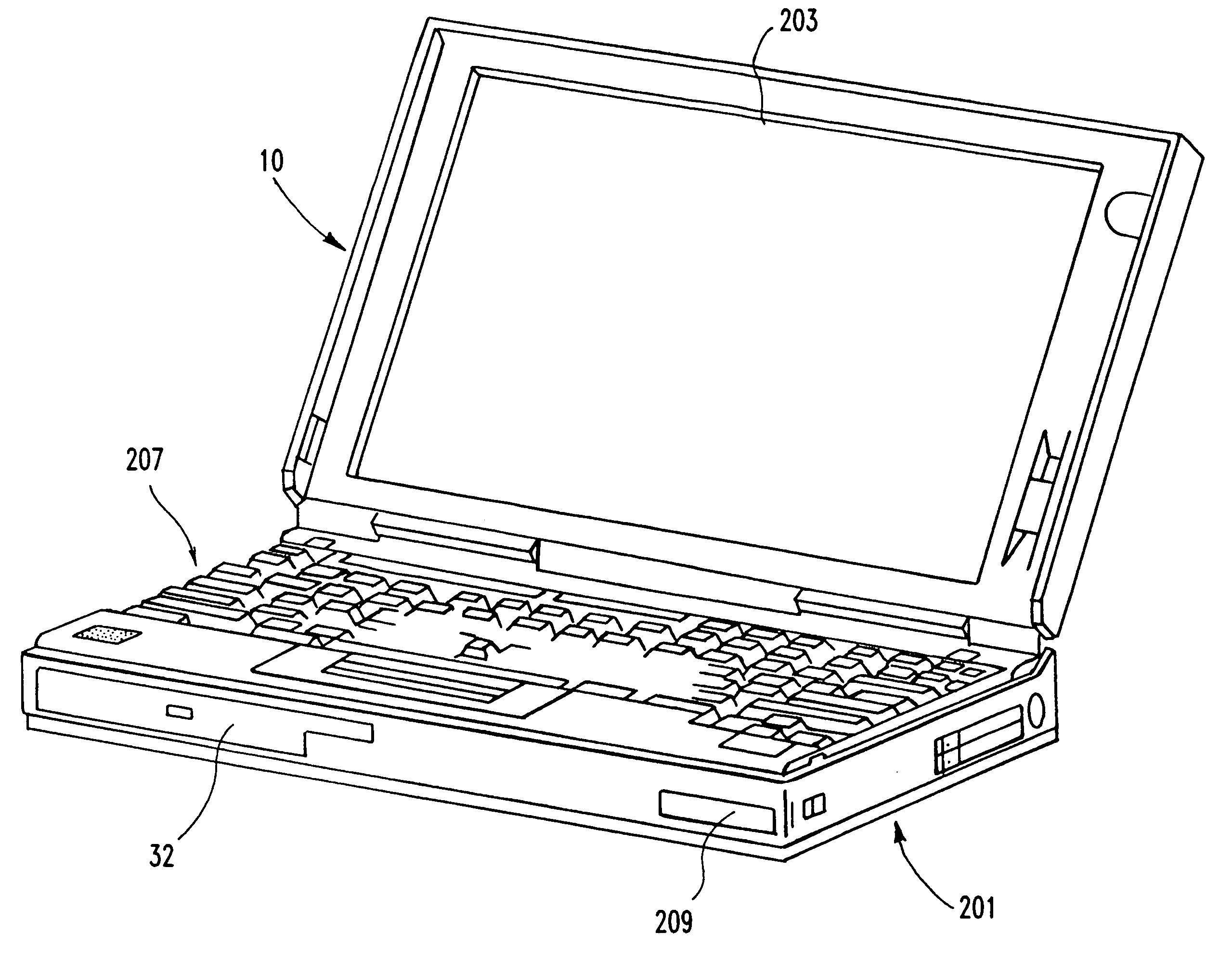 Computer with security function and method therefor