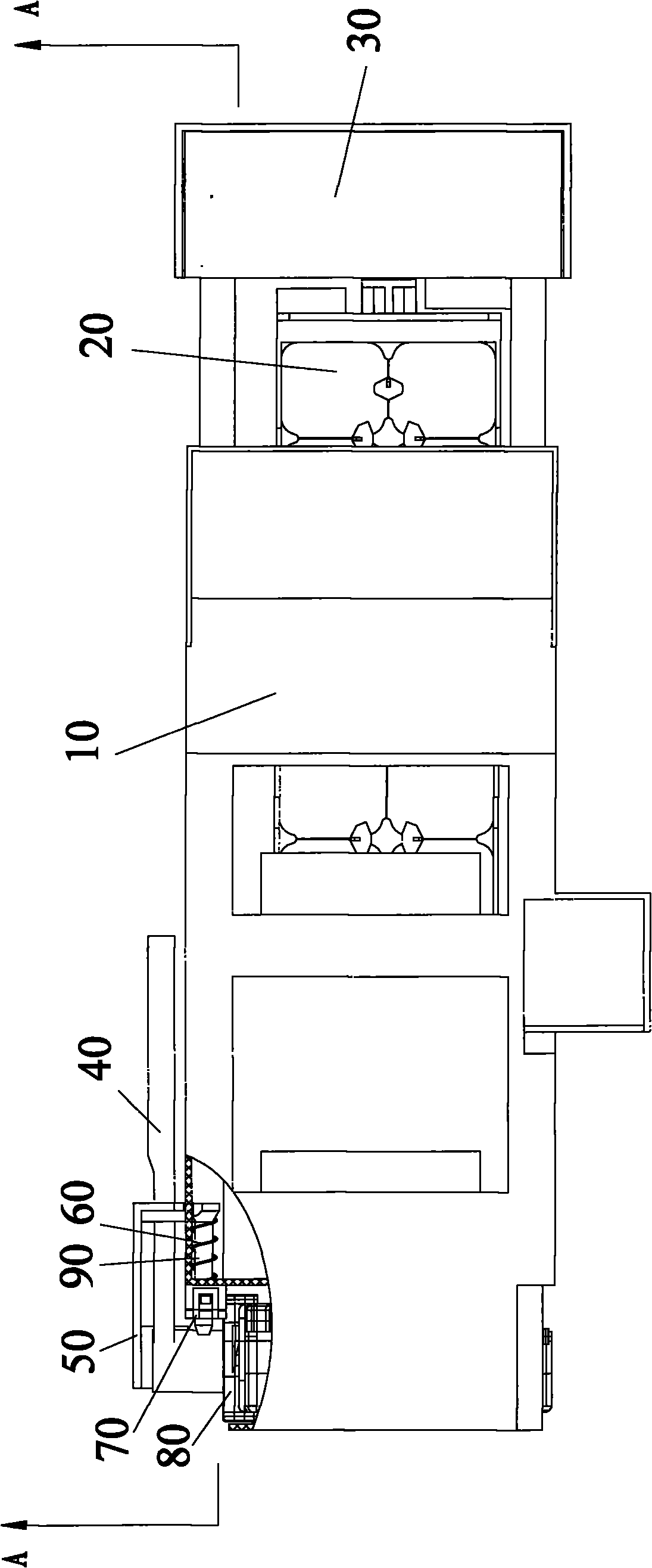 Automatic ice machine and refrigerator with same