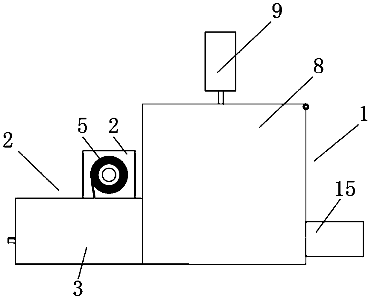 LED light tape sticking device based on Internet of Things