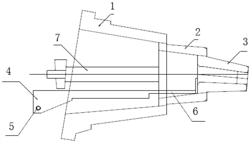 Method for preventing blast-furnace tuyere sleeve from sinking