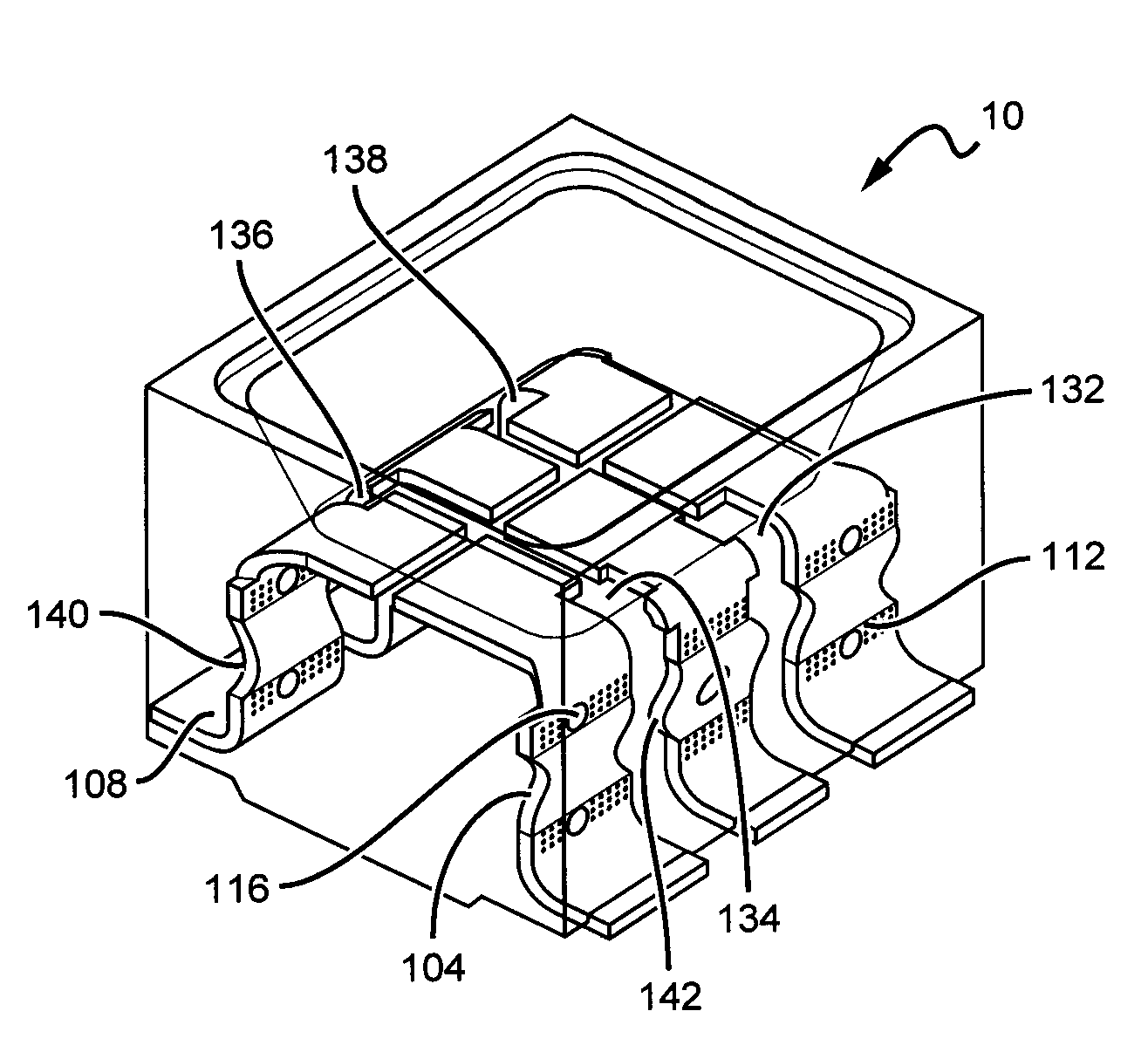 Water resistant surface mount device package