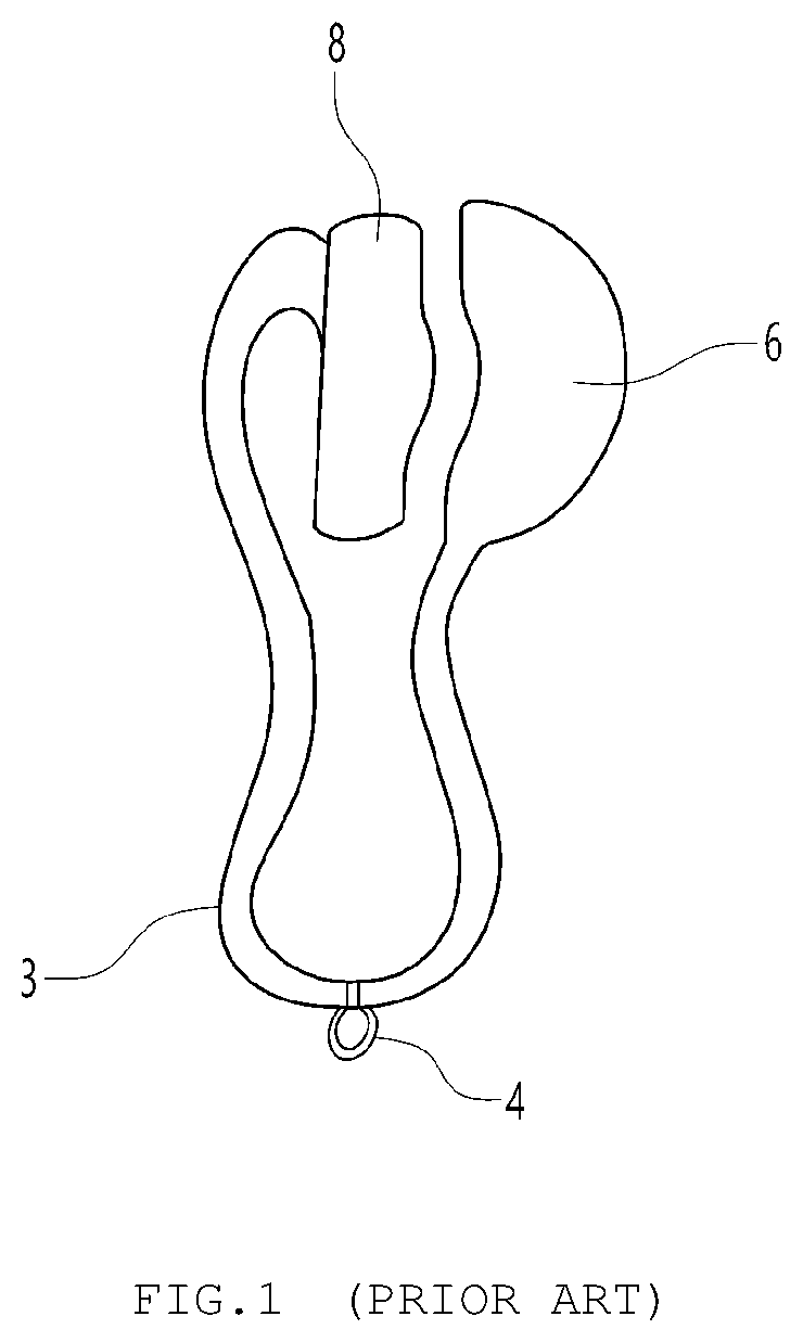 Auricular acupuncture patch to which "energy"-blood members are attached