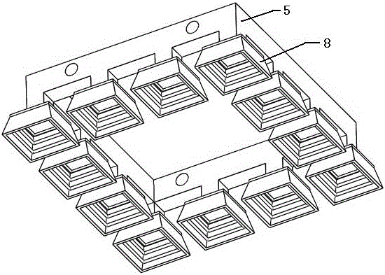 Selective laser sintering SLS laid powder preheating device