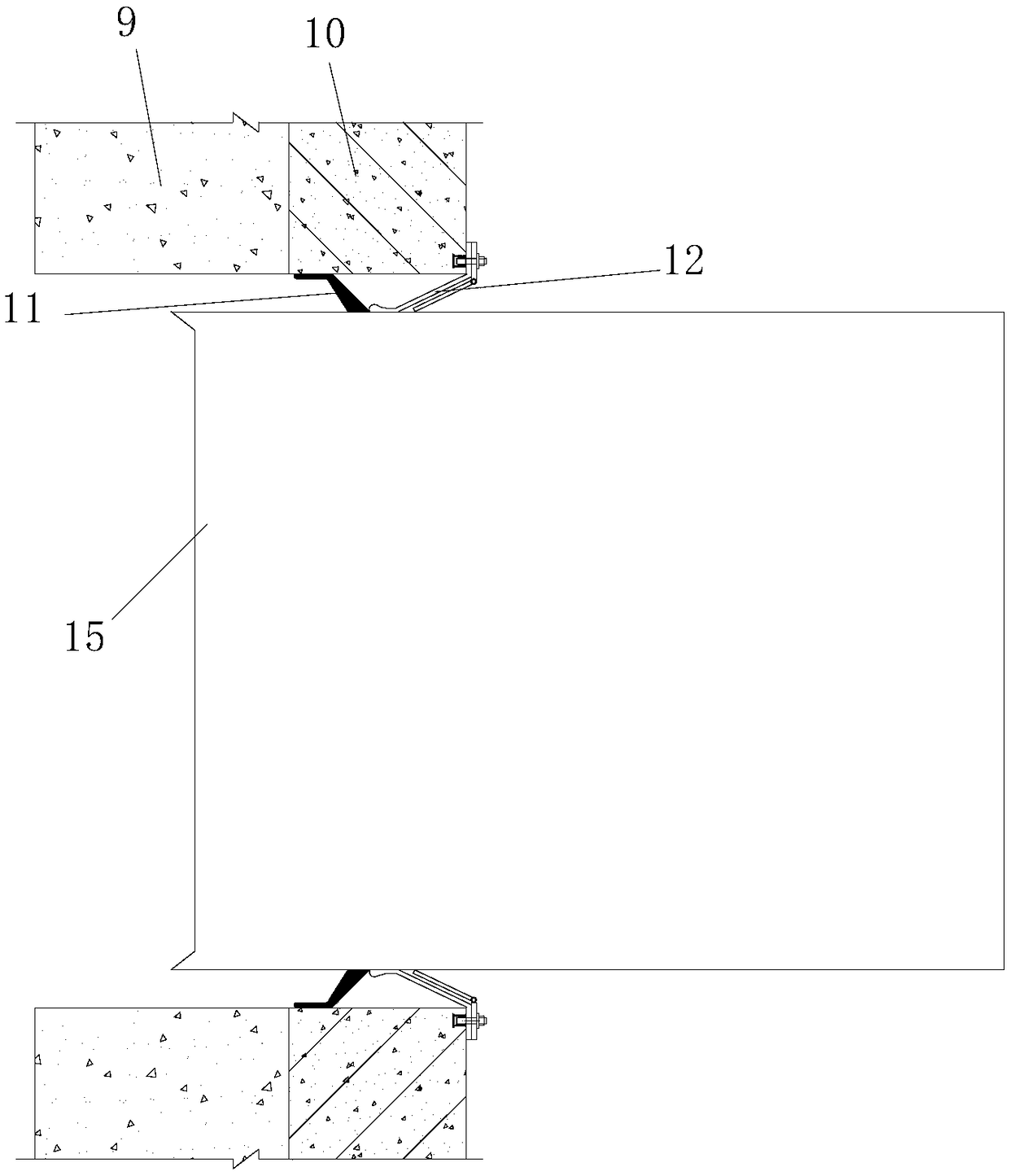 Construction method of tunnel portal water stopping structure for shield excavation and shield arrival