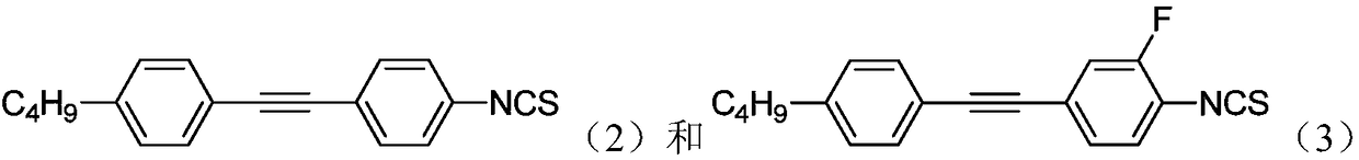 A kind of thiophene high birefringence liquid crystal compound and composition thereof