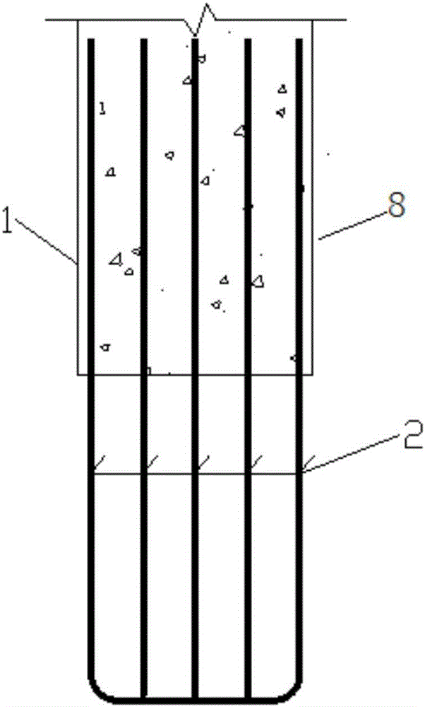 Precast assembled bridge pier manufactured from U-shaped reinforcing steel bars, and connection process of precast assembled bridge pier