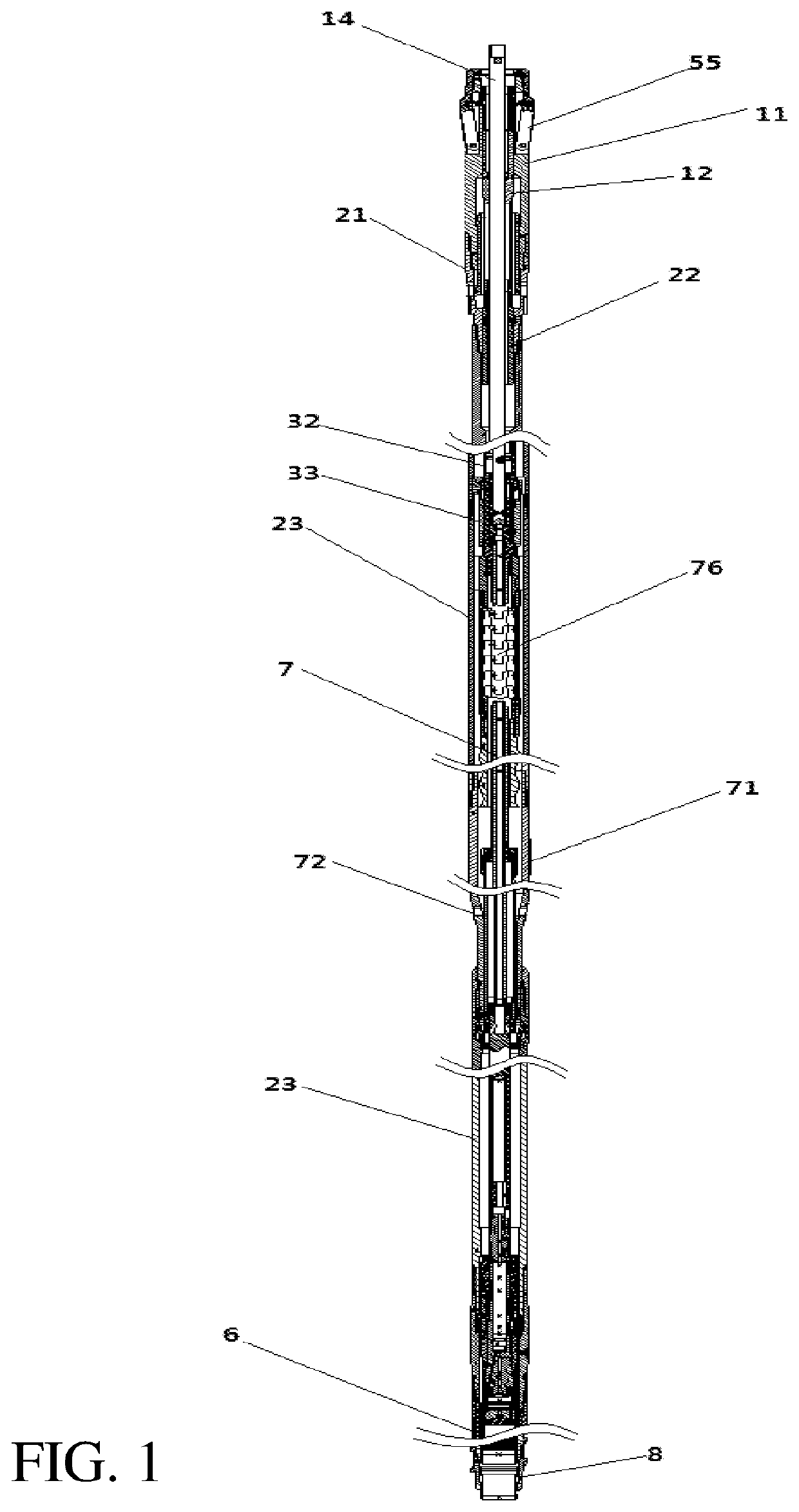 Driving system for core drilling rig