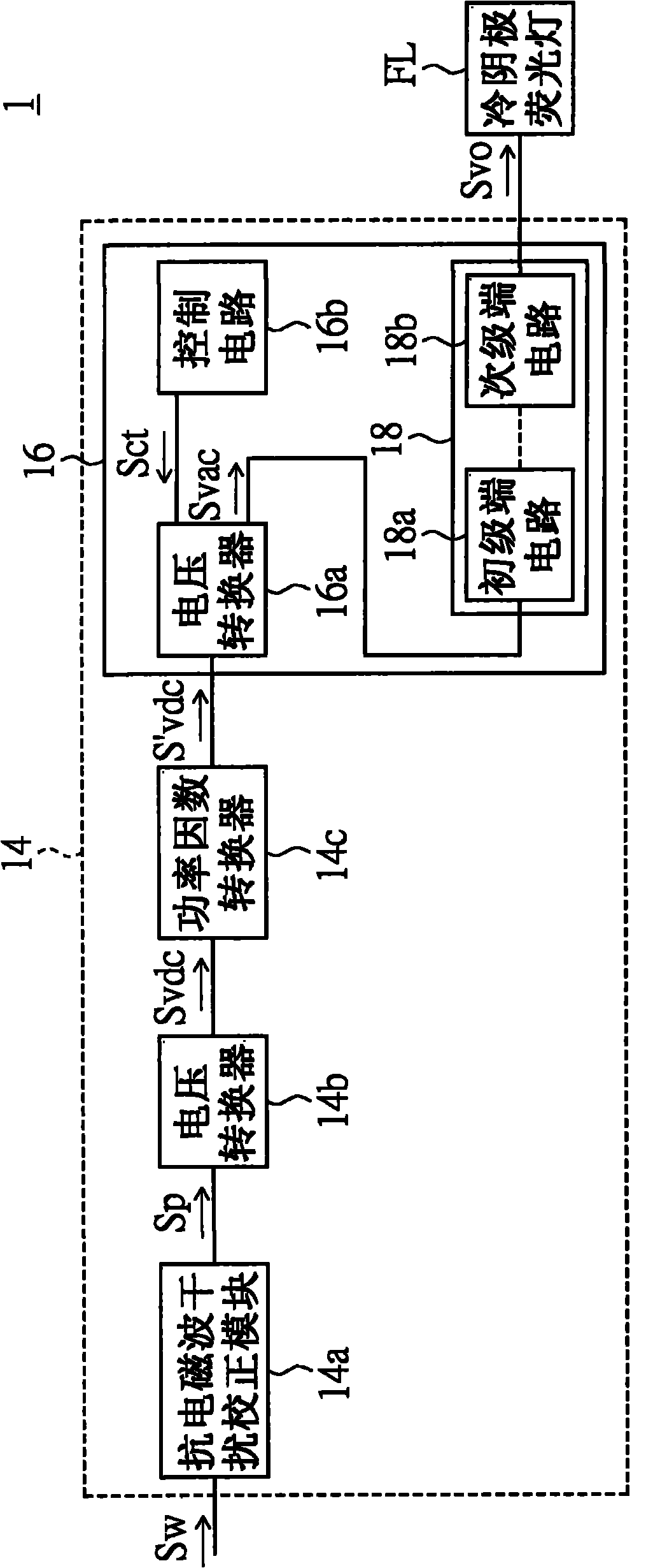 Lamp and drive circuit thereof