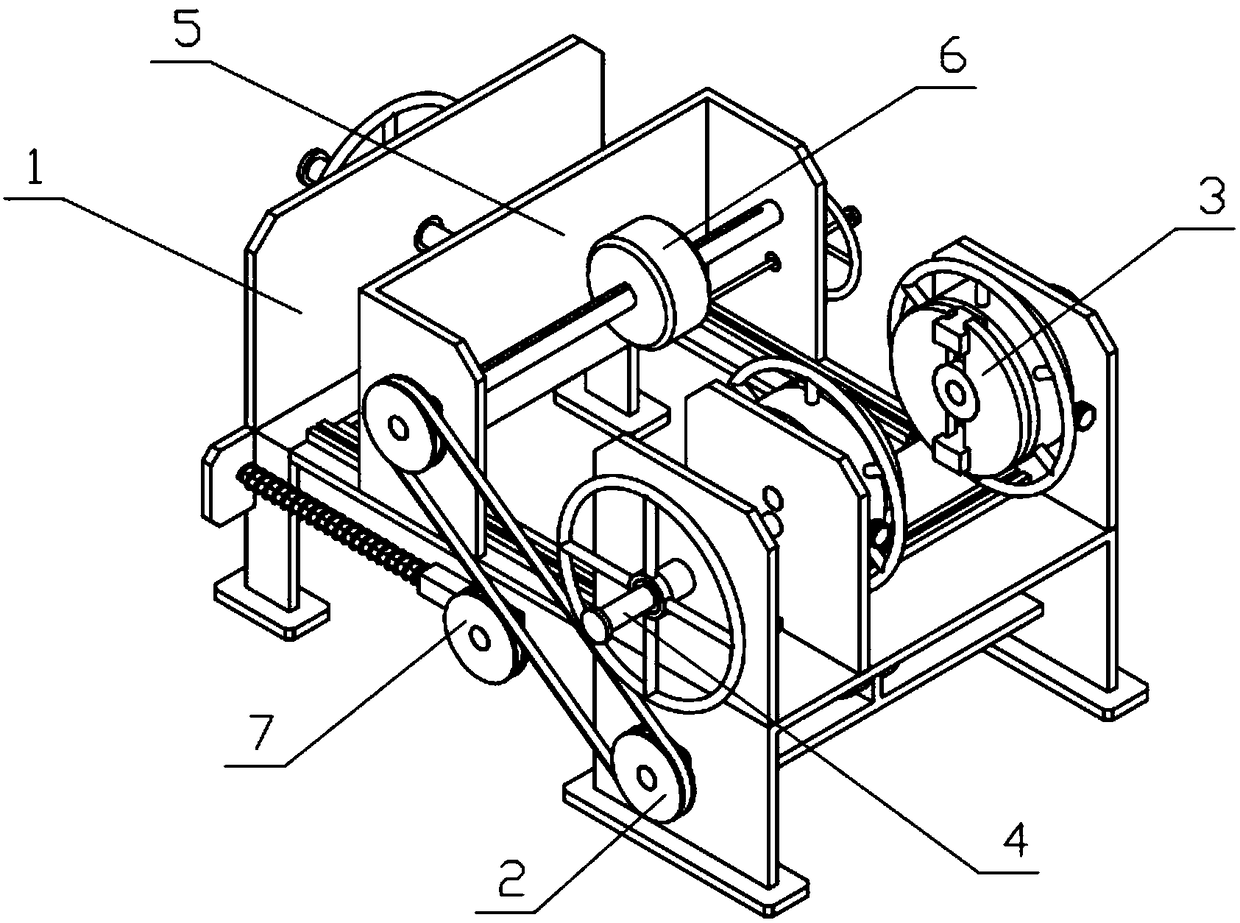 Machining polishing device