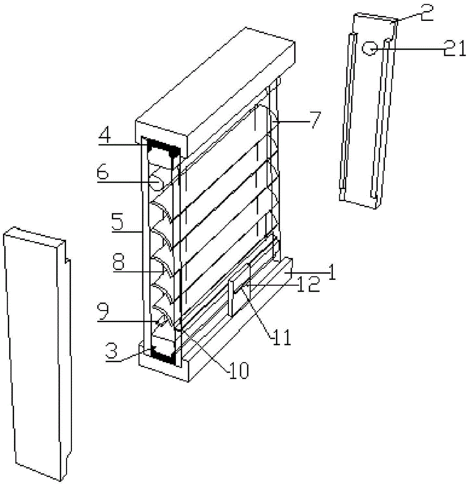 Hollow glass with controllable dimming structure