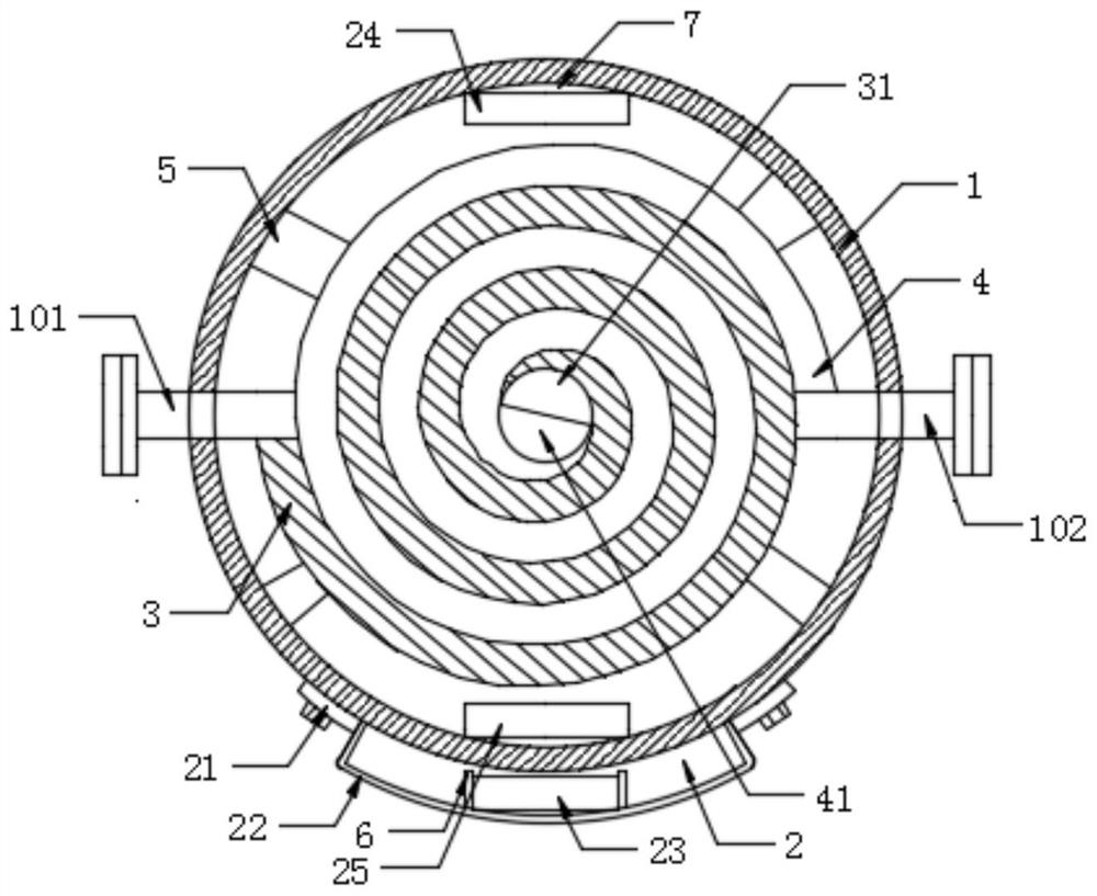 Spiral plate type strong oil-water cooler for YSL type transformer