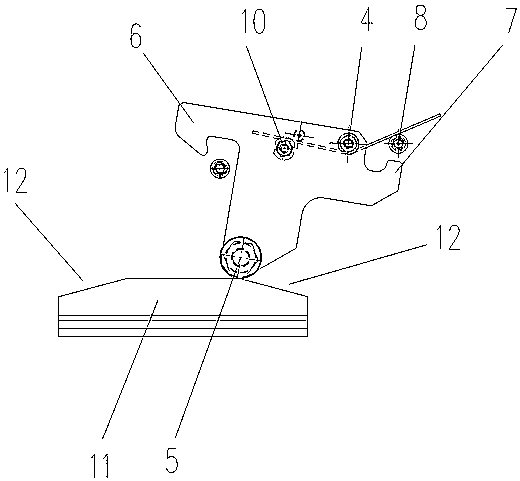 Long-stroke lead screw movable auxiliary supporting mechanism