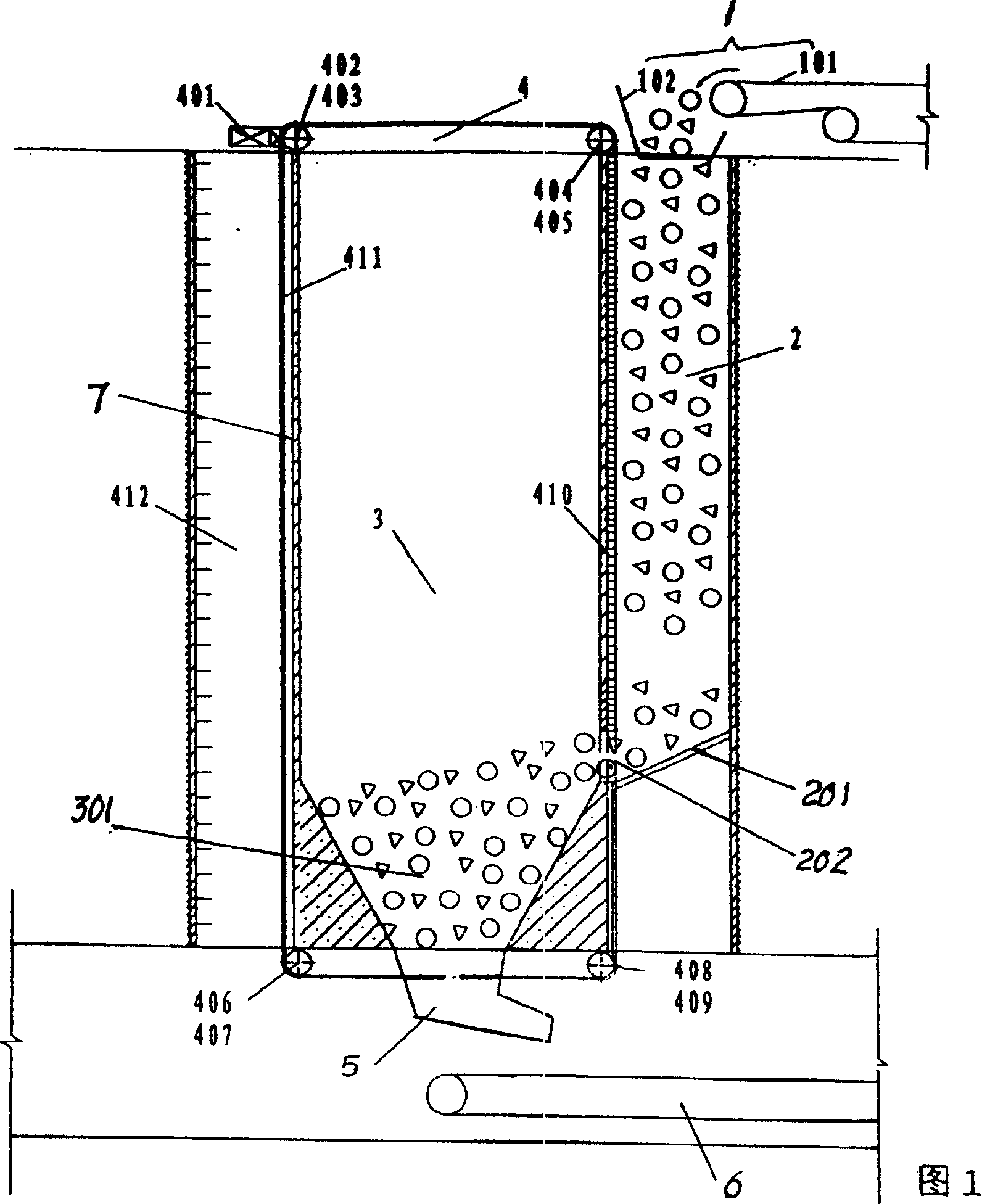 Breaking-resistant vertical storehouse