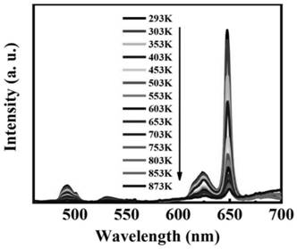 Fluorescence temperature measurement method suitable for ultra-wide temperature measurement range