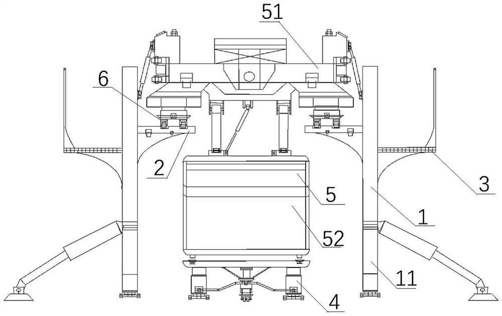 Vehicle maintenance vehicle for air rail transit system