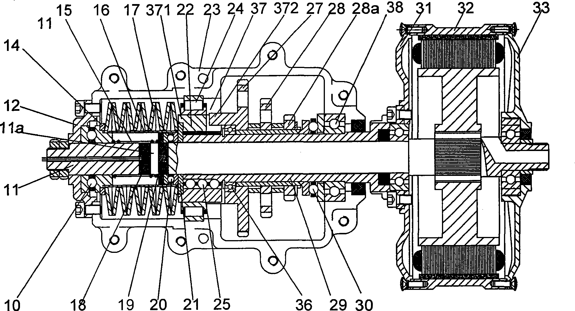 Adaptive transmission sensing drive assembly