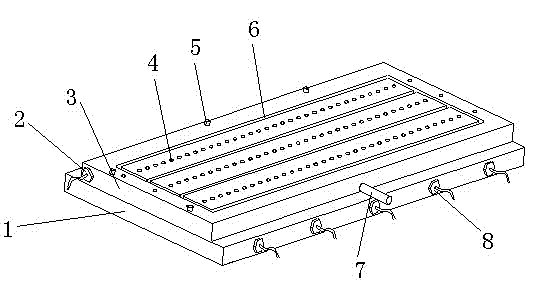 Vacuum worktable capable of heating and accurately positioning