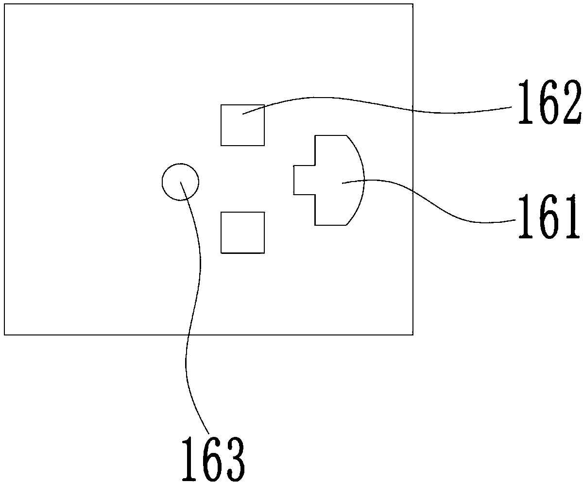 Riveting and positioning device applied to T-shaped electric brake component