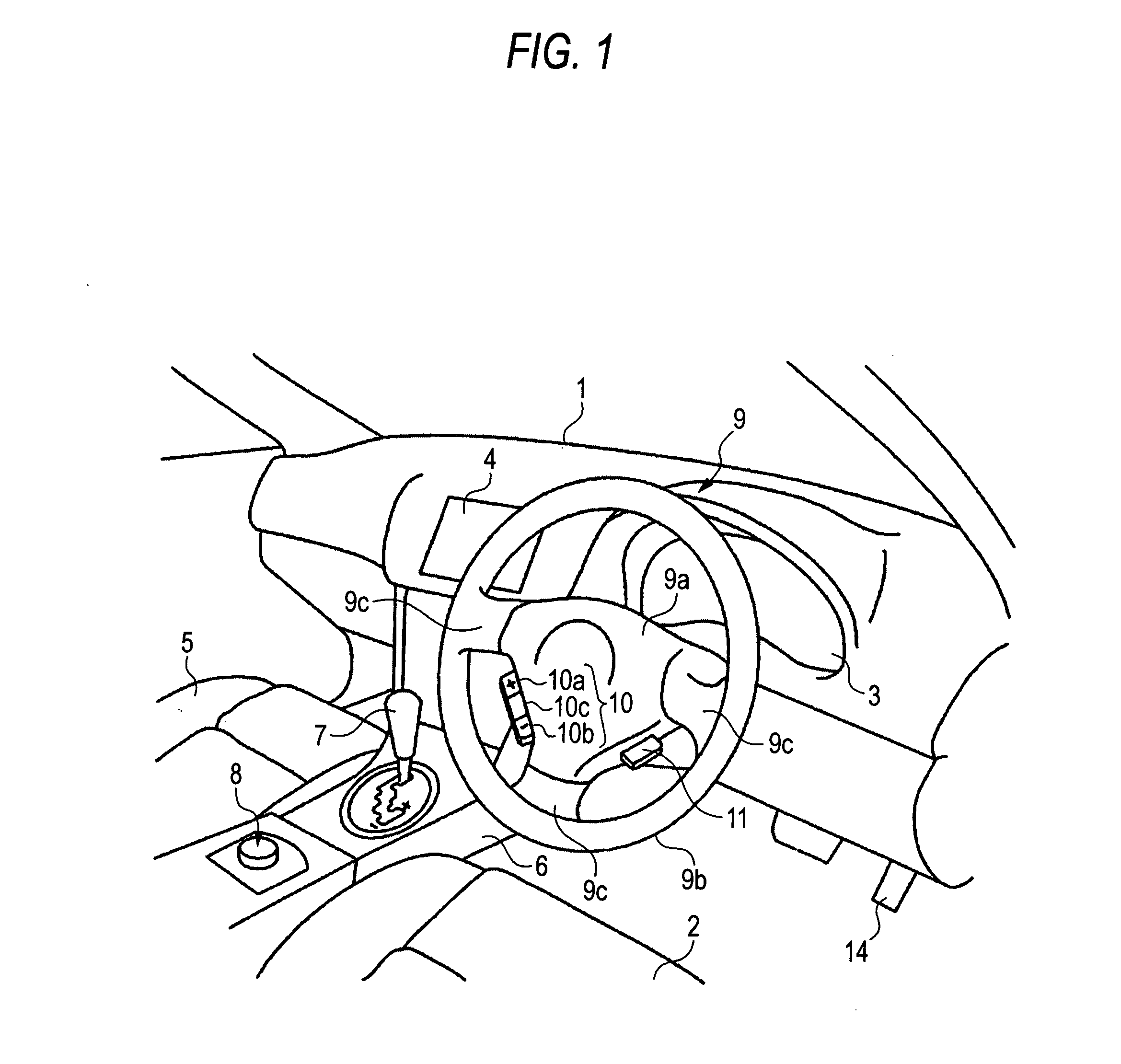 Vehicle display device