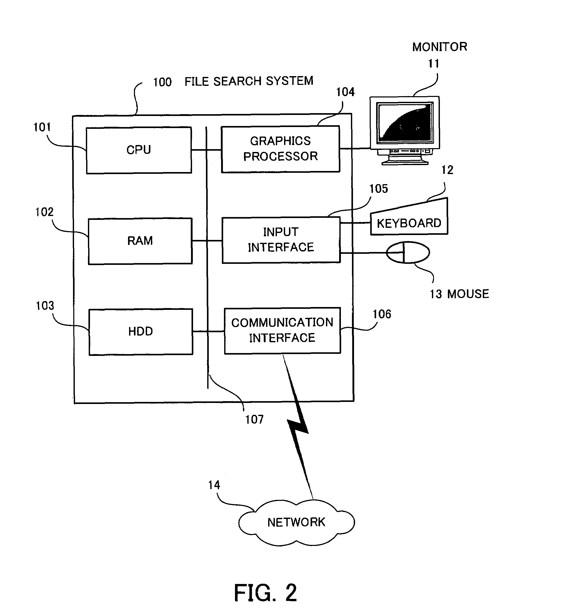 Computer-readable recording medium storing information search program, information search method, and information search system