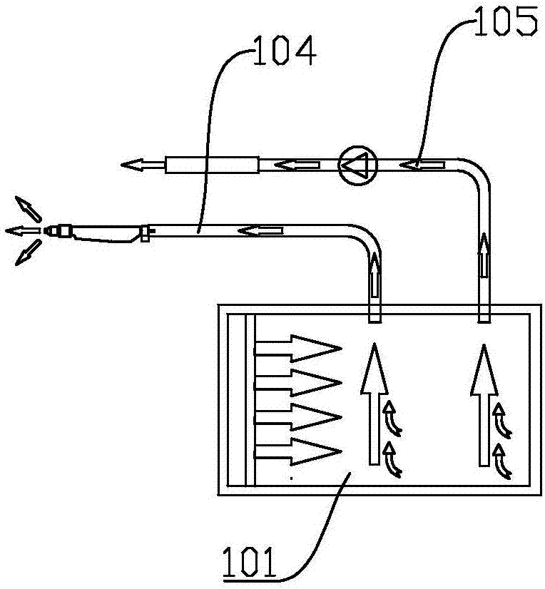 Closed-type powder spraying coating system