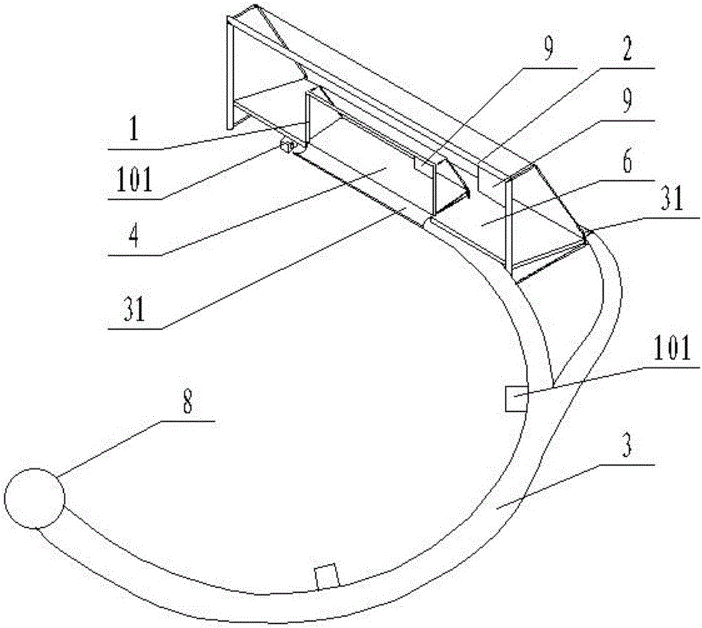 Automatic football training device