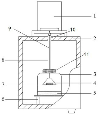 Humidity regulating material performance detection device and humidity regulating material performance detection method