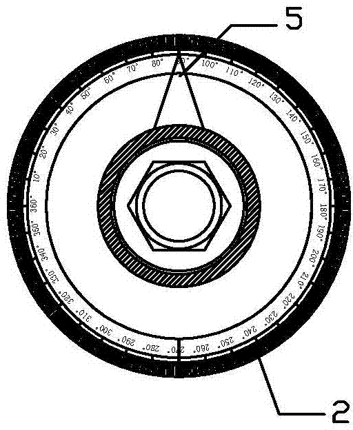 Ship camber height difference measuring device and measuring method