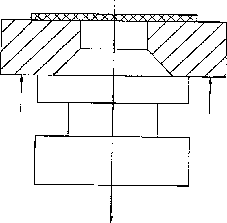 Method for testing high-combination performance coating strength based on pressure experimental device and its sample