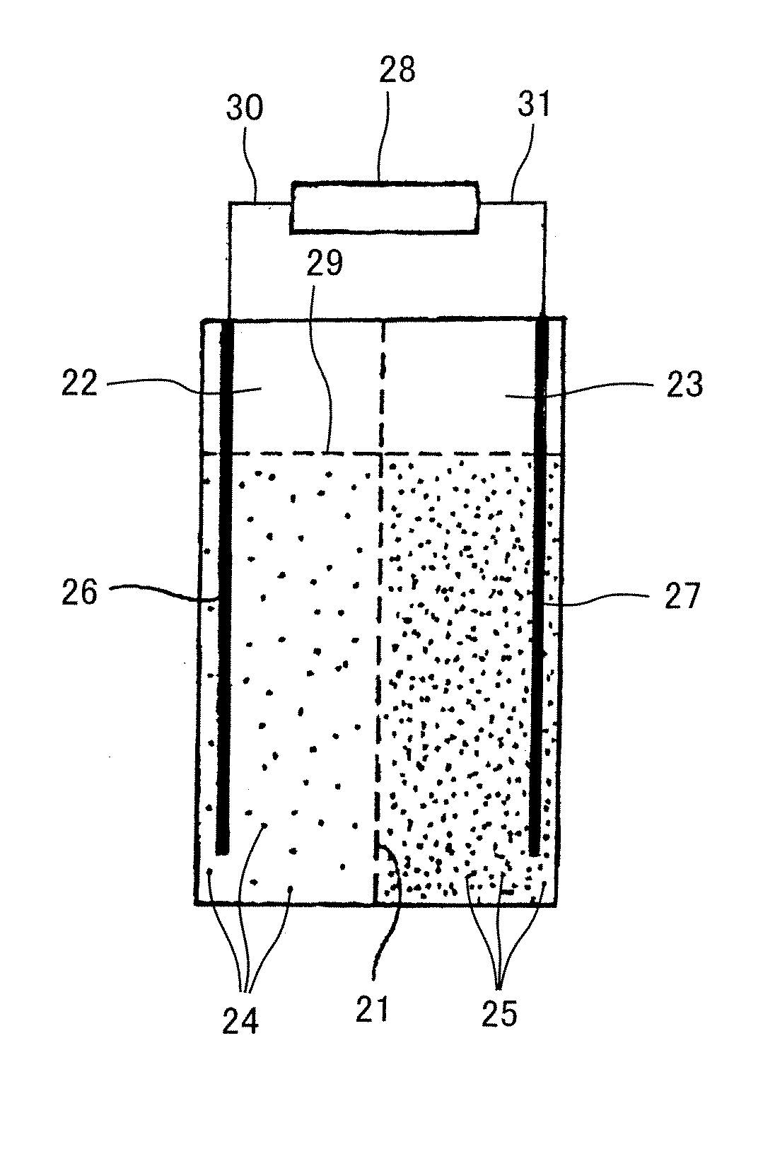 Battery and heat exchanger structure thereof