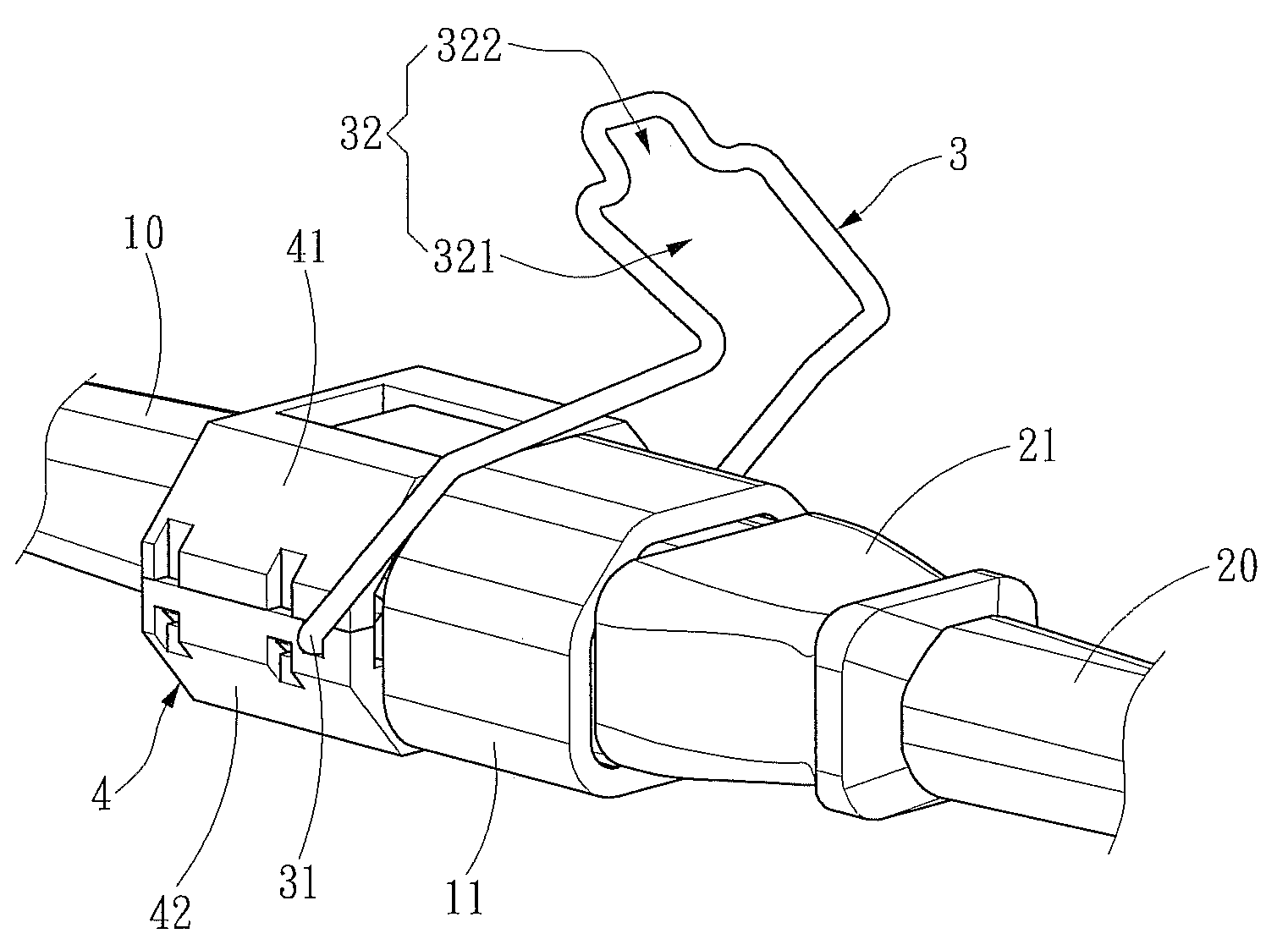 Conducting wire anti-drop structure