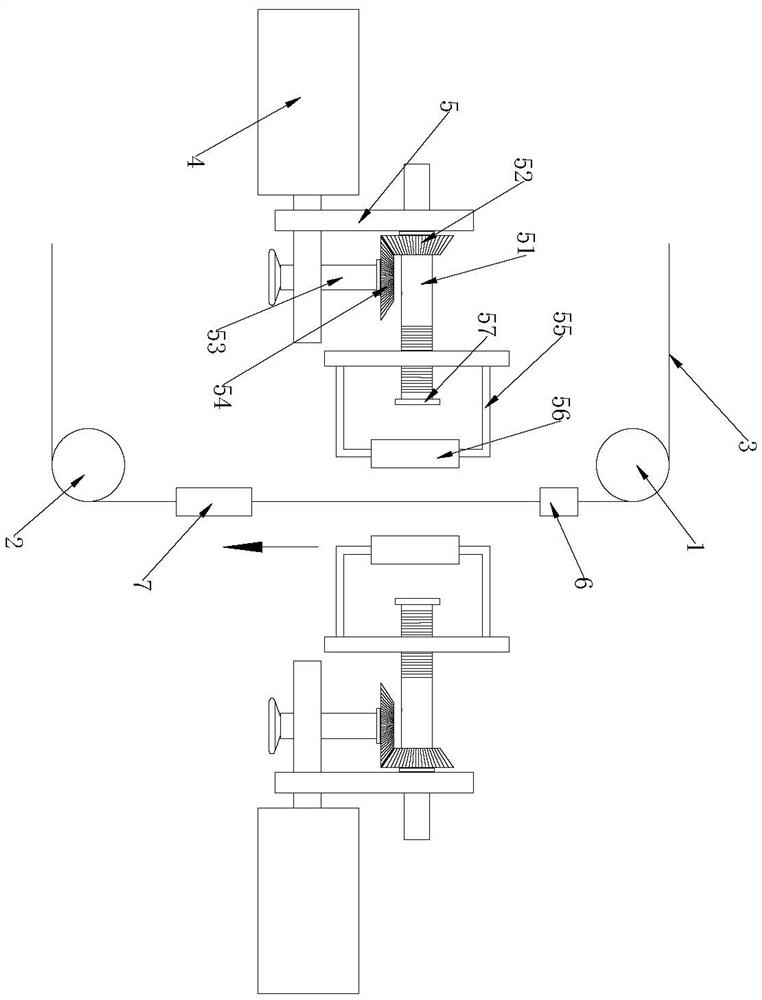 Adjustable destaticizing device for electromagnetic wire