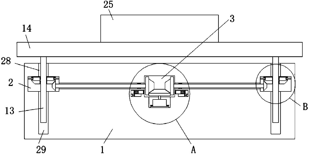 Lifting type working platform for mold manufacturing