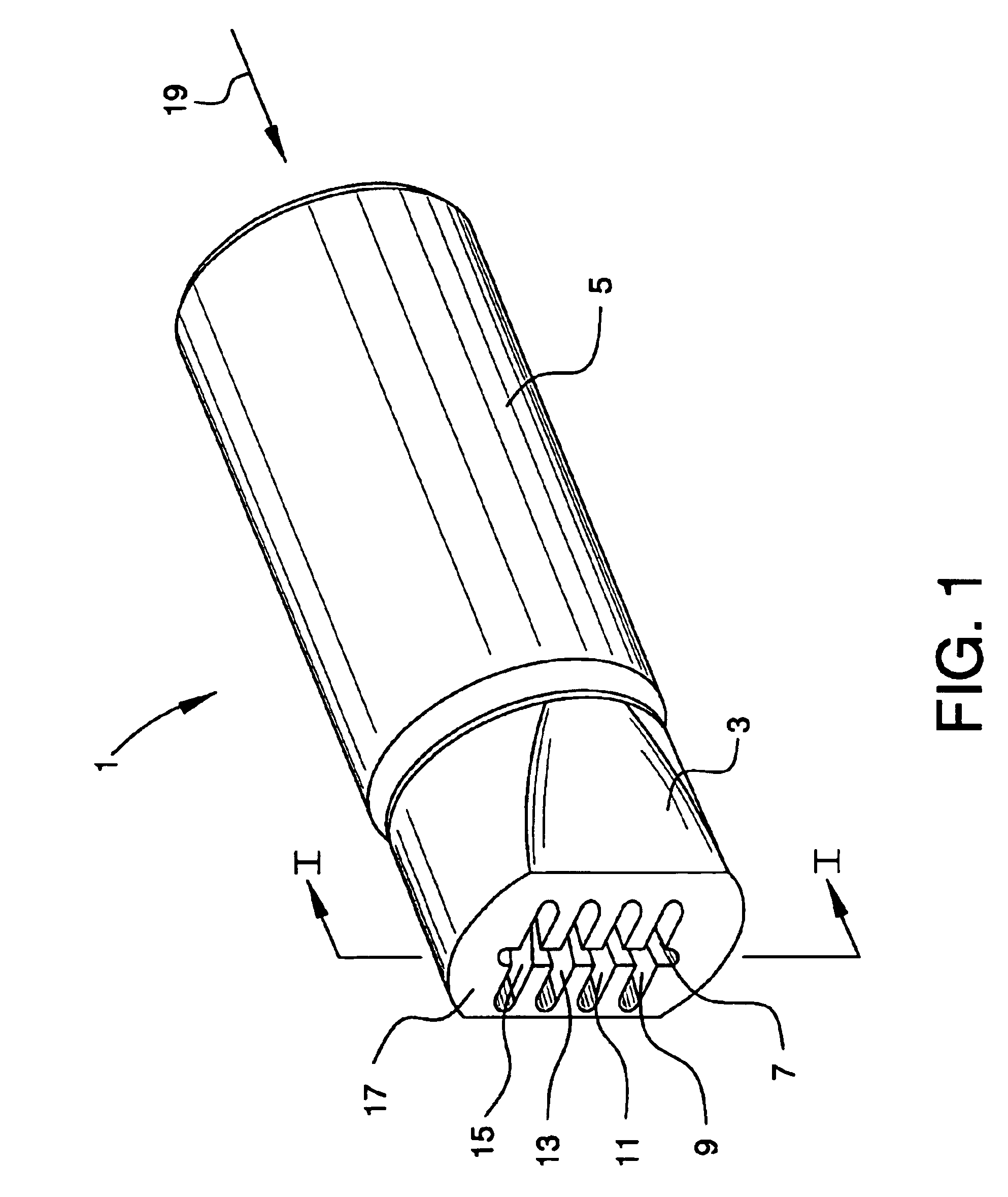 Slotted injection nozzle and low NOx burner assembly