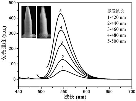 A kind of colorful fluorescent powder and its microwave preparation method and application