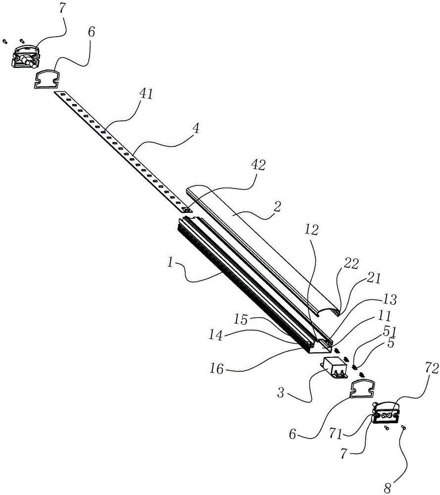 Lamp convenient to assembled and disassembled