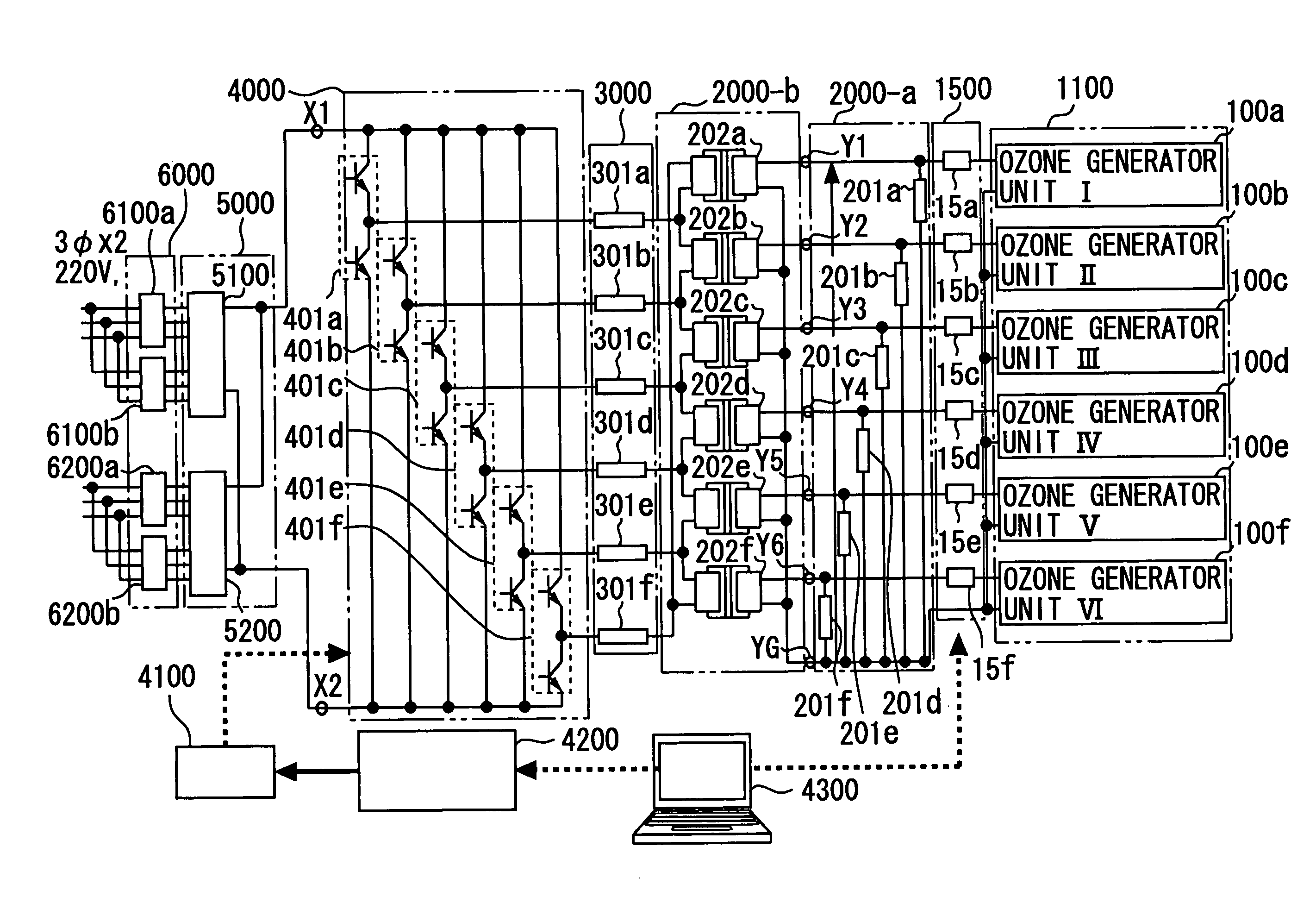 N-phase ozone generator