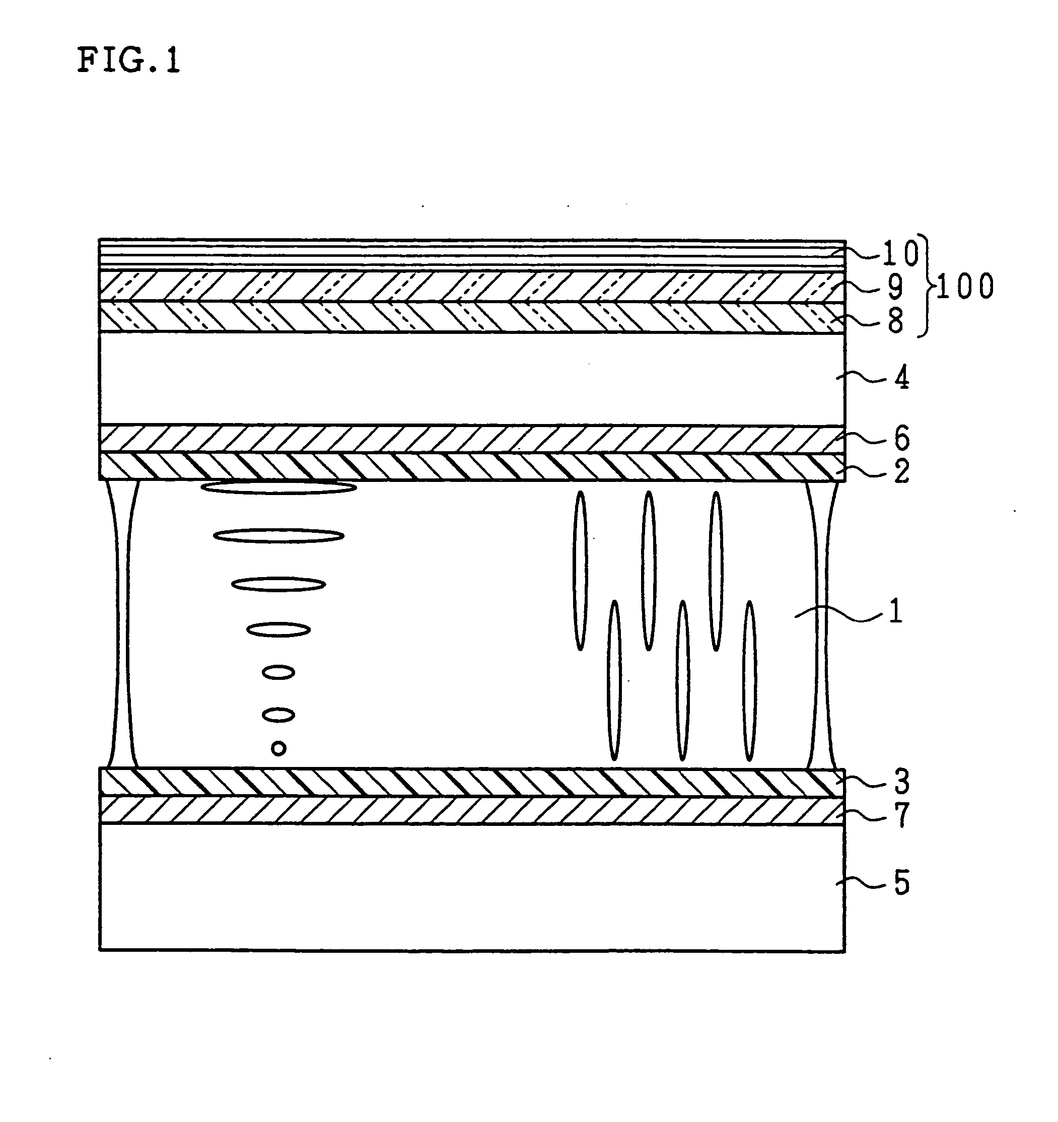 Reflective liquid crystal display device and reflective liquid crystal display device incorporating touch panel arranged therefrom