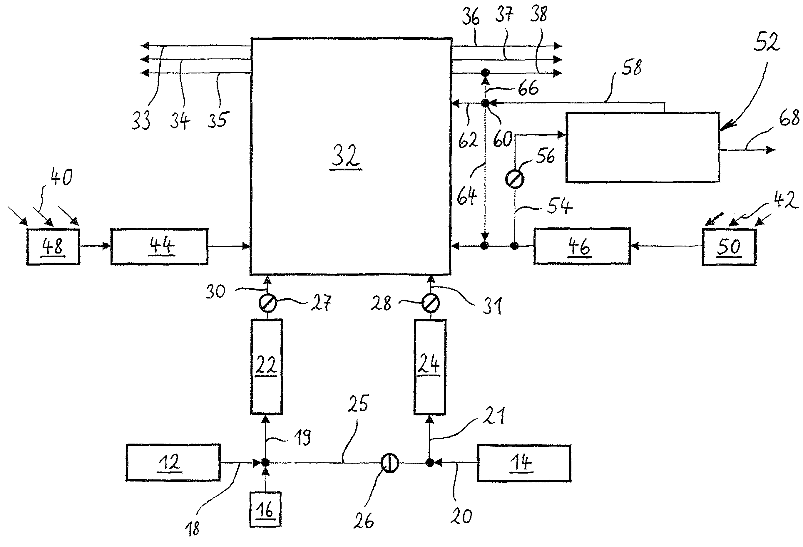 System for improving air quality in an aircraft pressure cabin