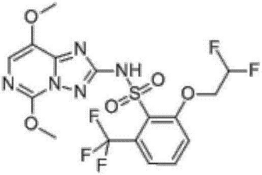 A weeding composition containing pyribenzoxim