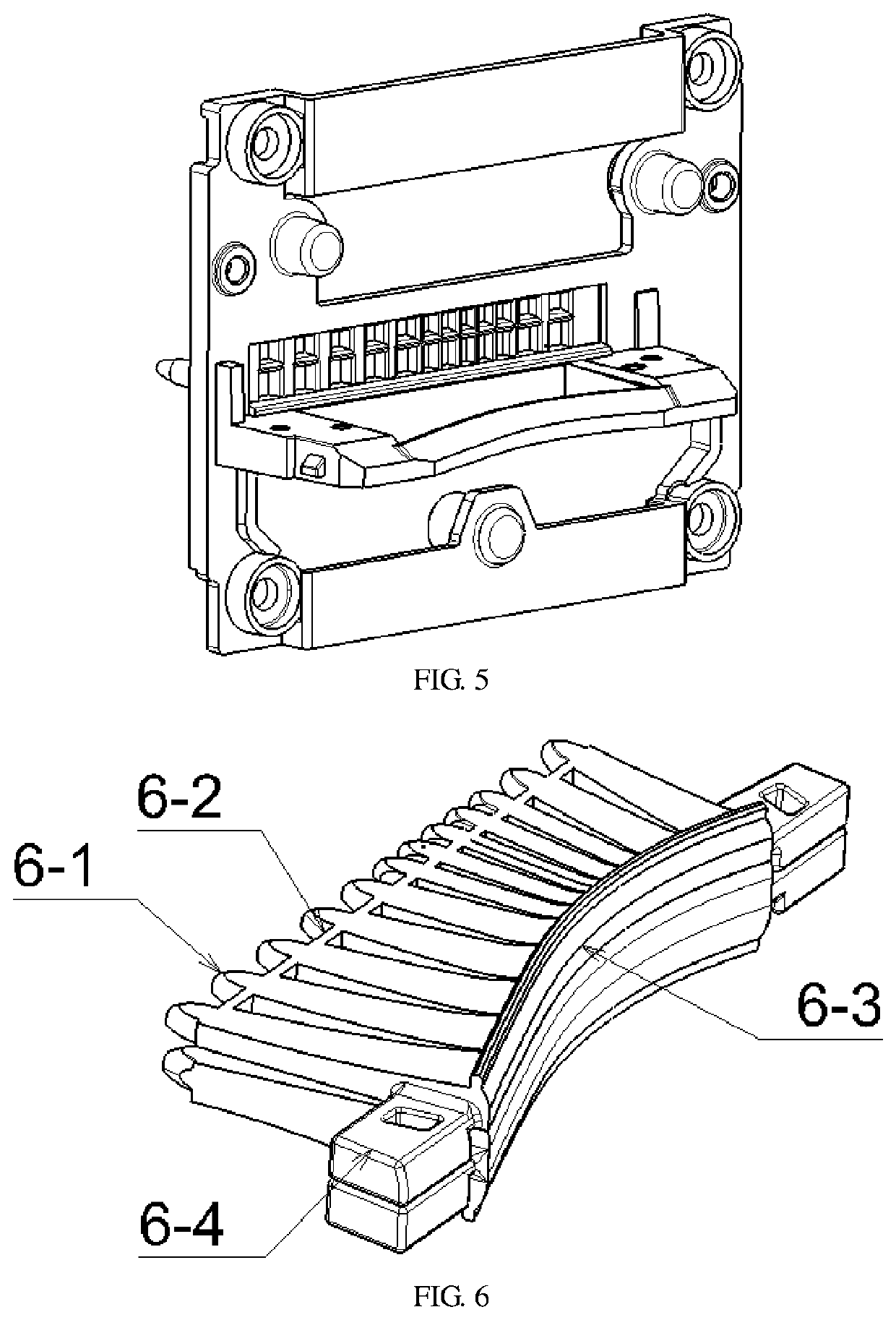 Double-row matrix illumination module and auxiliary illumination method thereof